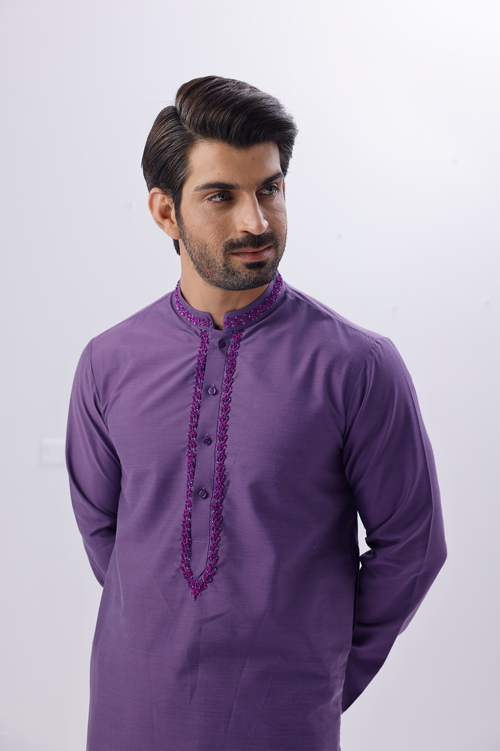 Embroidered Basic Kurta - 06