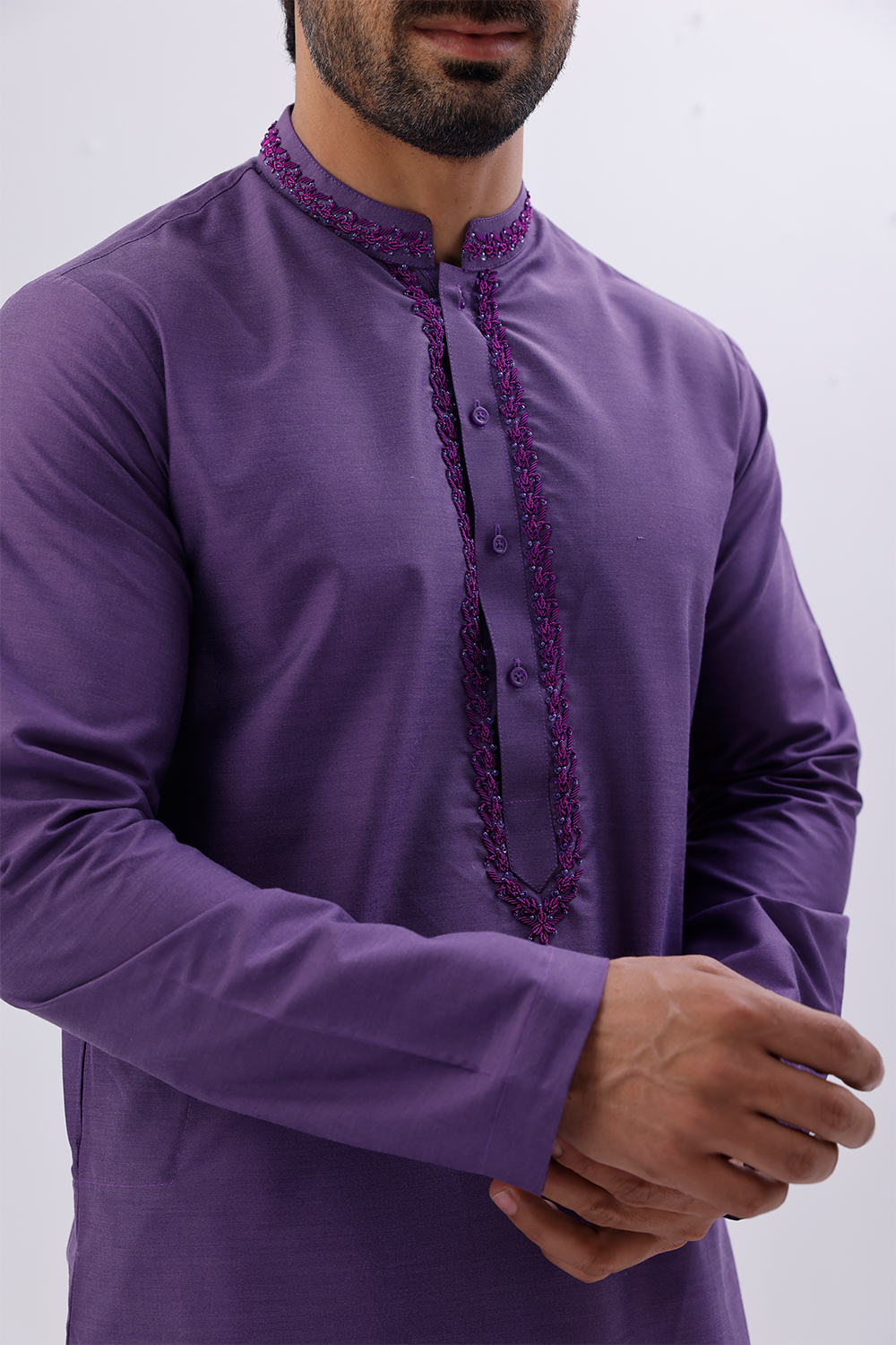 Embroidered Basic Kurta - 06