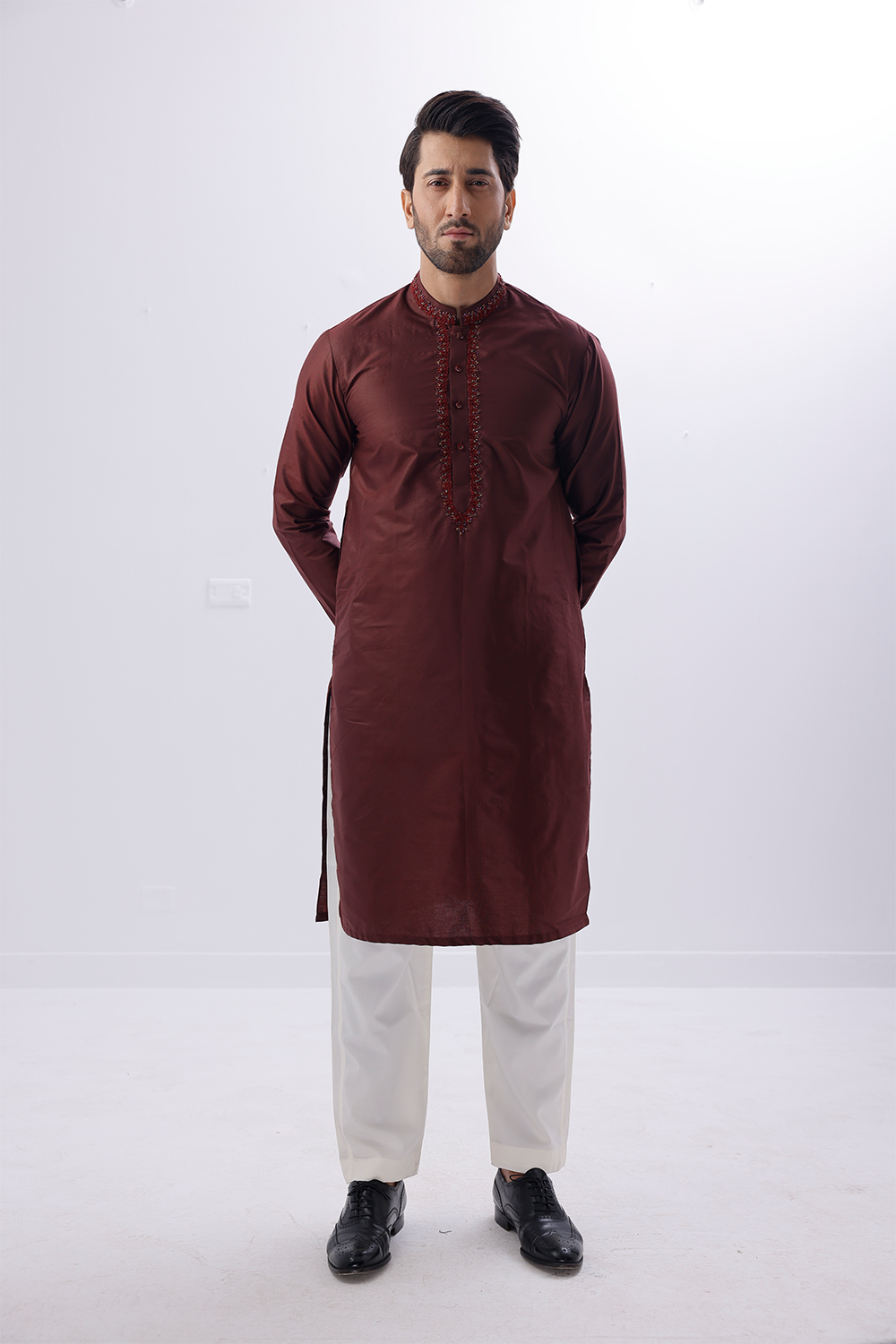 Embroidered Basic Kurta - 03