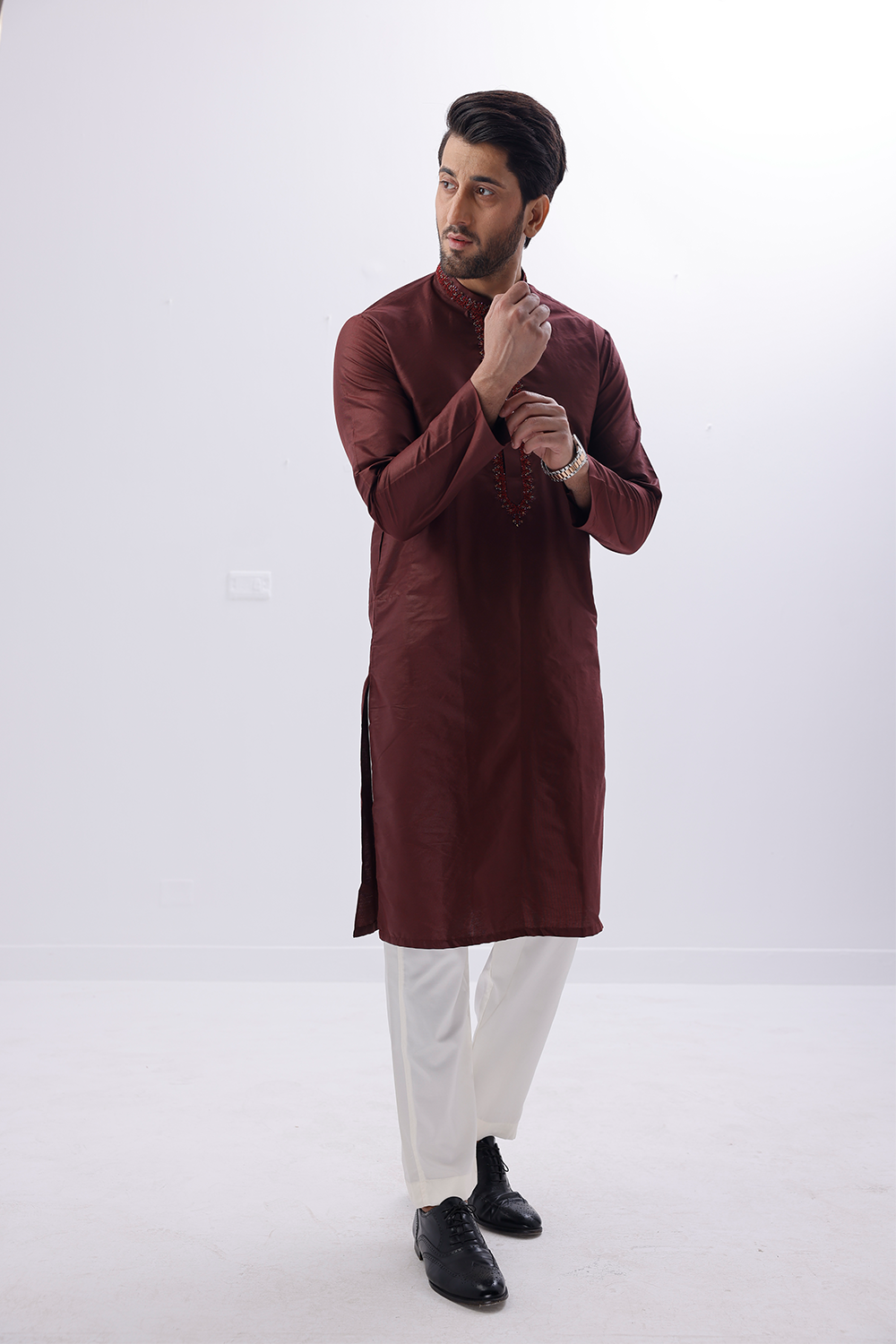 Embroidered Basic Kurta - 03