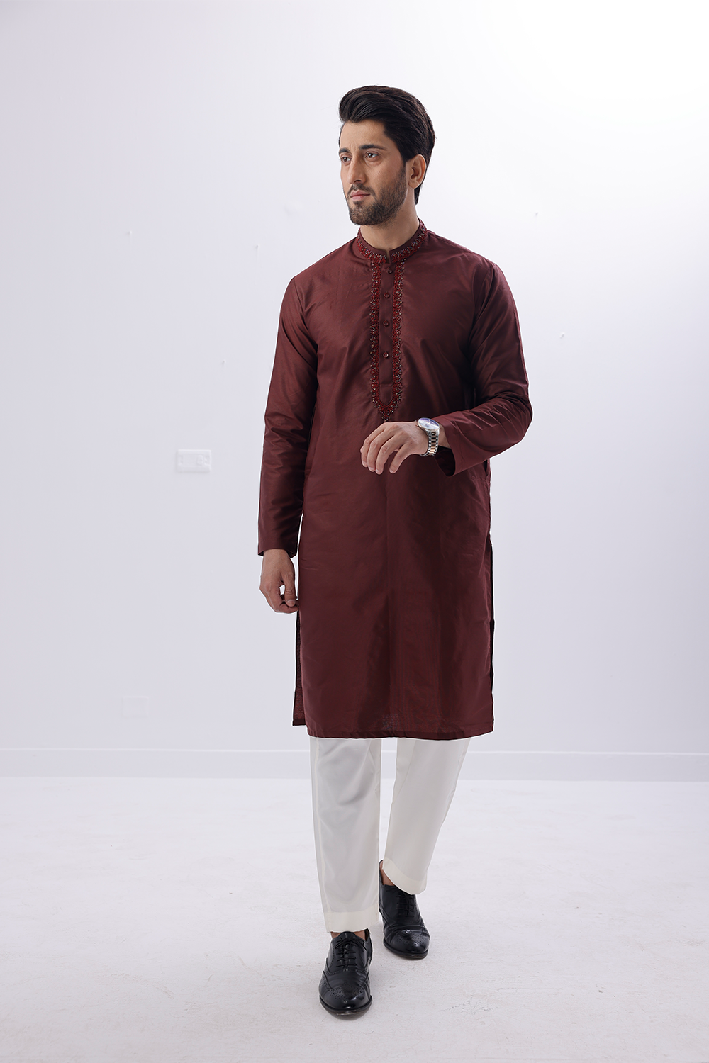 Embroidered Basic Kurta - 03