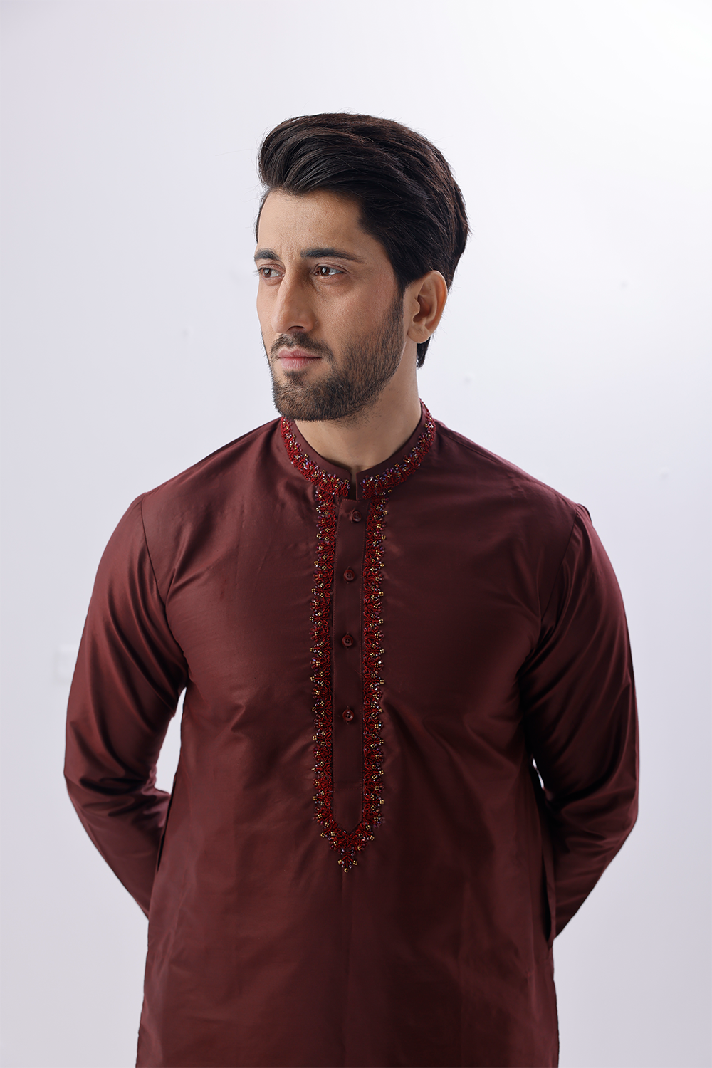 Embroidered Basic Kurta - 03