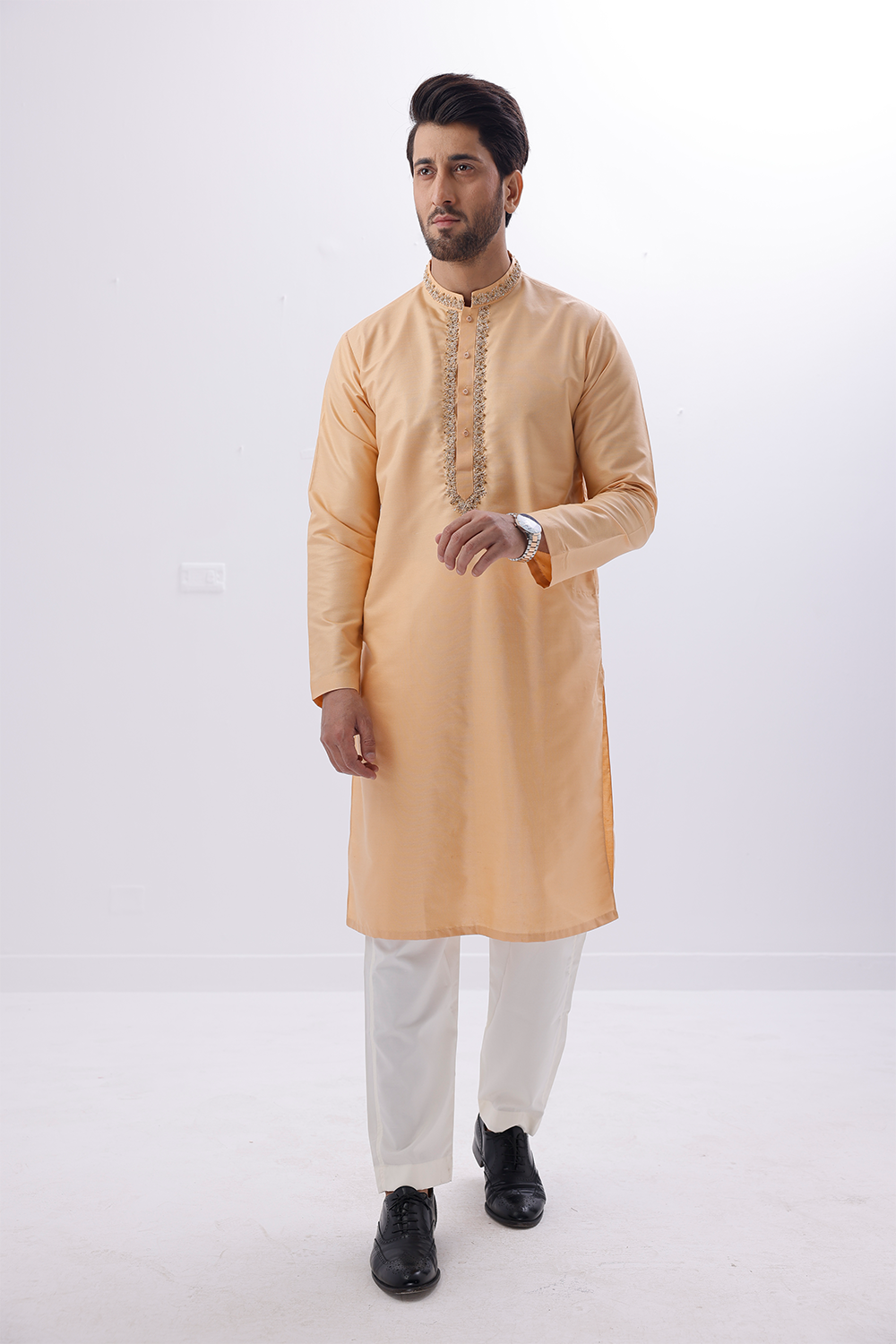 Embroidered Basic Kurta - 02