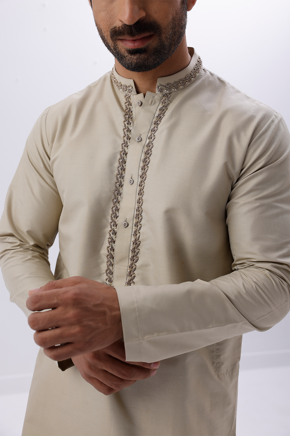 Embroidered Basic Kurta - 01