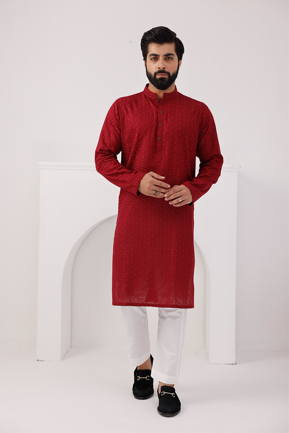 12A0636_2b4f4b40-6779-4c88-939a-c52d0adf48cc Chickenkari Kurta - 01 - Image 1