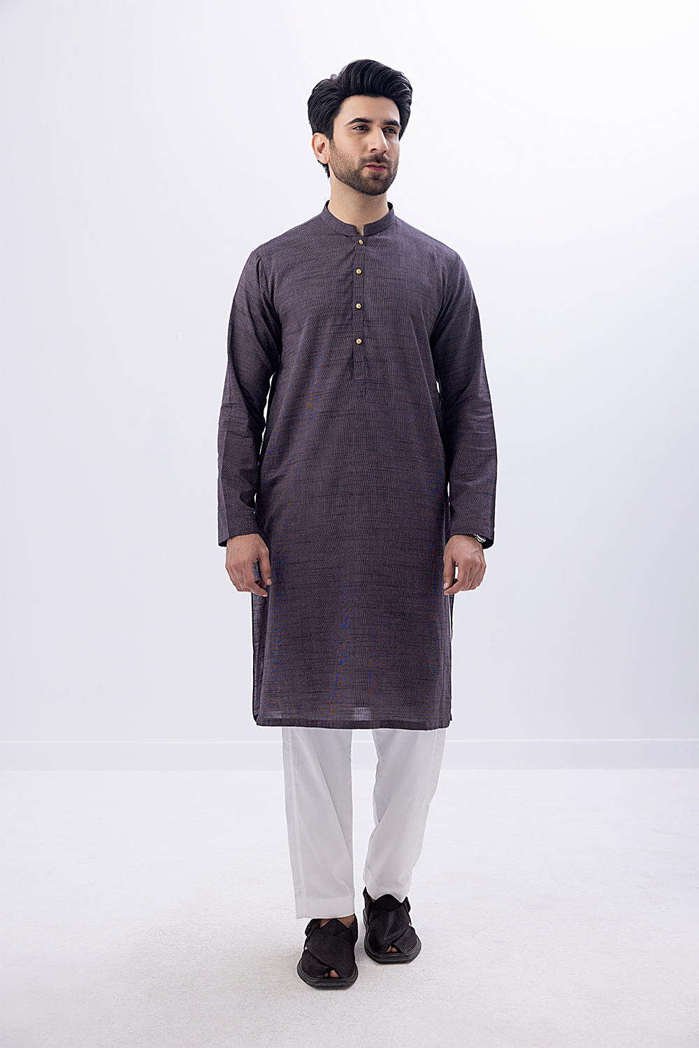 12A2108 Plain Kurta - 11 - Image 1