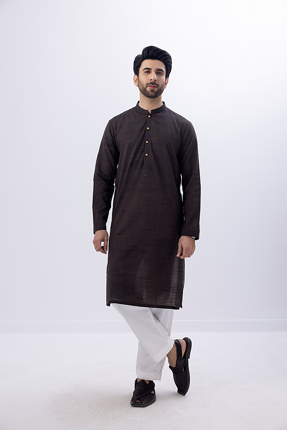 12A2286 Plain Kurta - 06 - Image 1
