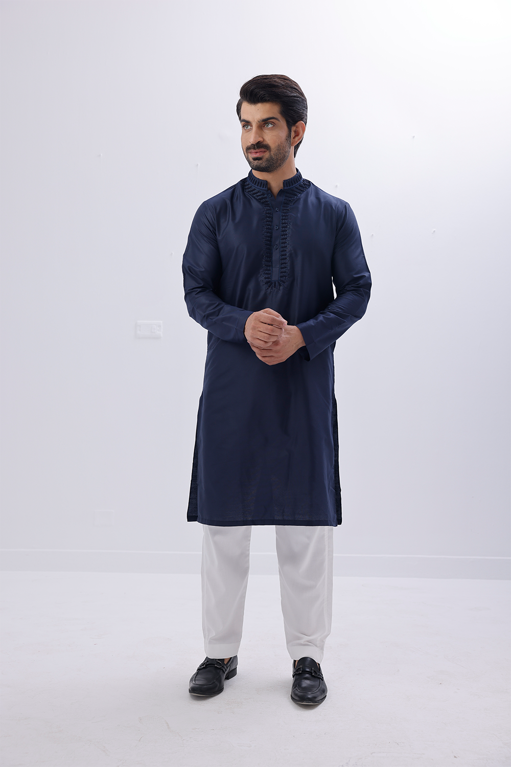 12A9828 Embroidered Kurta - 06 - Image 1