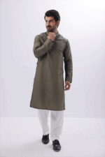 Embroidered Kurta - 08 - Image 3