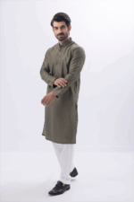 Embroidered Kurta - 08 - Image 4