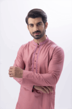 Embroidered Basic Kurta - 05 - Image 4