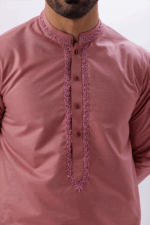 Embroidered Basic Kurta - 05 - Image 6